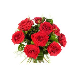 Buchet 11 trandafiri rosii Red as love