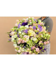 Buchet de lisianthus 101 fire multicolor