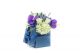 Aranjament floral de primavara Blue Velvet