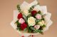 Buchet 9 trandafiri multicolori 