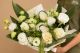 Buchet cu hortensie, trandafiri si lisianthus