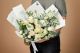 Buchet cu trandafiri si bujori White Elegance