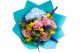 Buchet elegant cu trandafiri si hortensie