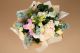 Buchet elegant de aniversare cu flori pastelate