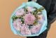 Buchet de 7 crizanteme roz